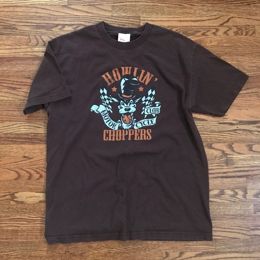 Vtg Disney tshirt Howl'n Choppers Motorcycle Club